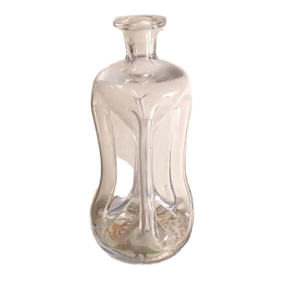 Vtg 60's Holmgaard Danish Clear Klukkluk Decanter